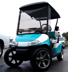 custom ez-go golf cart