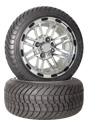 12 inch golf cart wheel and tire