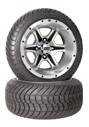 12 inch golf cart wheel and tire