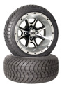 12 inch golf cart wheel and tire