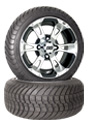 12 inch golf cart wheel and tire