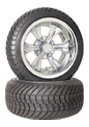 12 inch golf cart wheel and tire