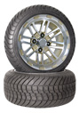 12 inch golf cart wheel and tire